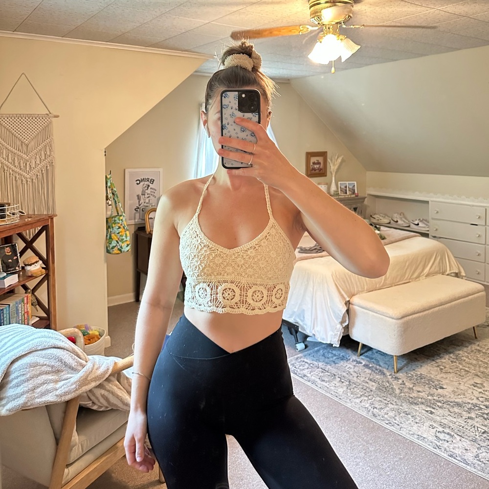 Free People crochet top